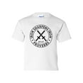 thumbnail image 1 of Iron Sharpens Iron Proverbs 27:17 Youth Kids Christian T-shirt Graphic Tee Graphic Tee-White-large, 1 of 4