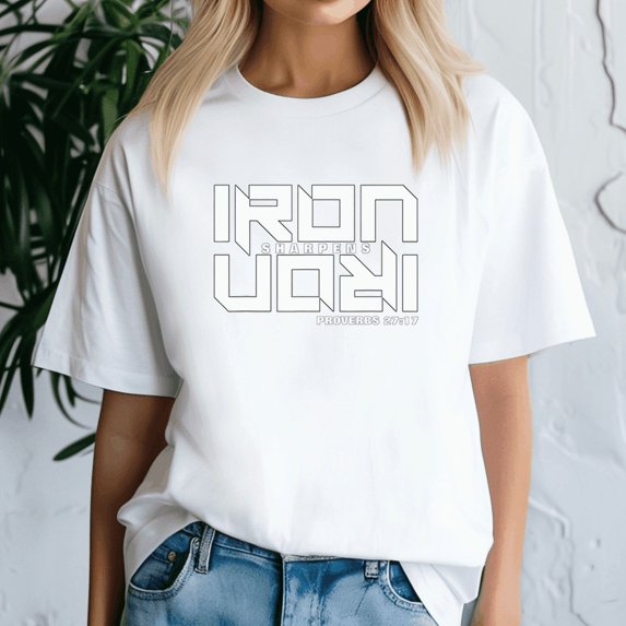 Iron Sharpens Iron Proverbs Bible Verse Christian, Jesus Shirt, Easter Shirt, Christian Easter TShirt, He Has Rizzen Tee