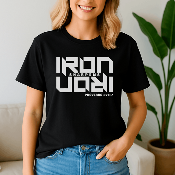Iron Sharpens Iron Proverbs Bible Verse Christian, Jesus Shirt, Easter Shirt, Christian Easter TShirt, He Has Rizzen Tee