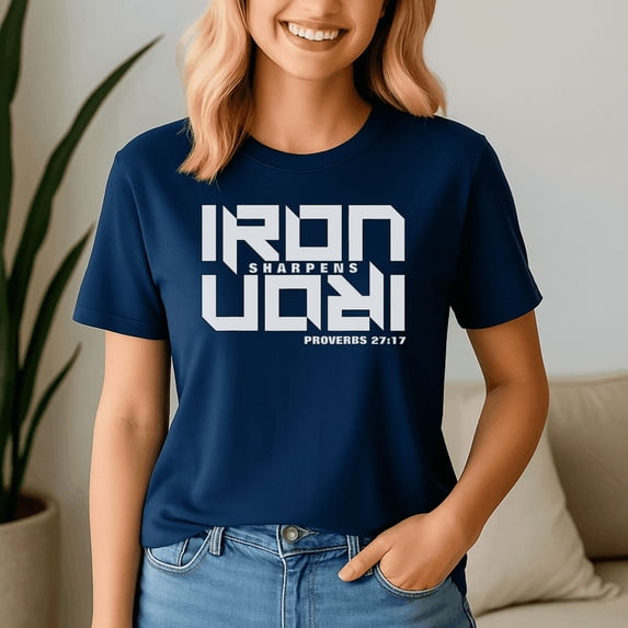 Iron Sharpens Iron Proverbs Bible Verse Christian, Jesus Shirt, Easter Shirt, Christian Easter TShirt, He Has Rizzen Tee
