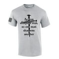 thumbnail image 1 of Iron Sharpens Iron Proverbs Proverbs 27:17 Mens Christian Short Sleeve T-Shirt Graphic Tee-Sports Grey-5xl, 1 of 4