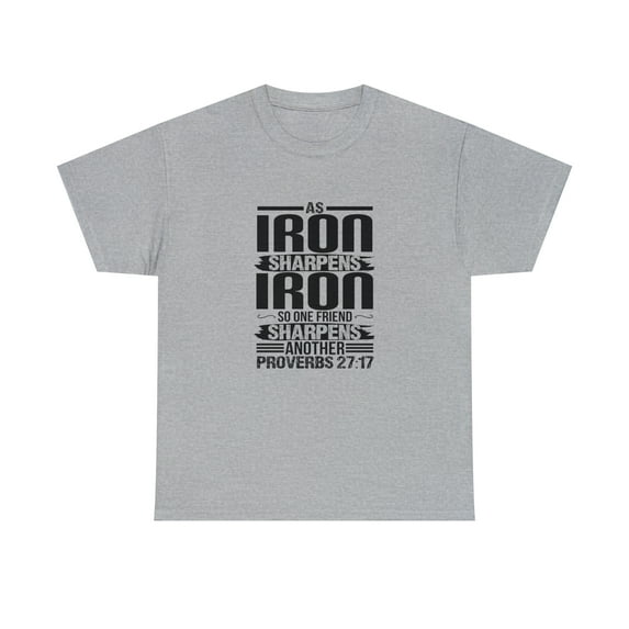 Iron Sharpens Iron, Religious Shirt, Christian Gifts, Faith Based -ID: 2274