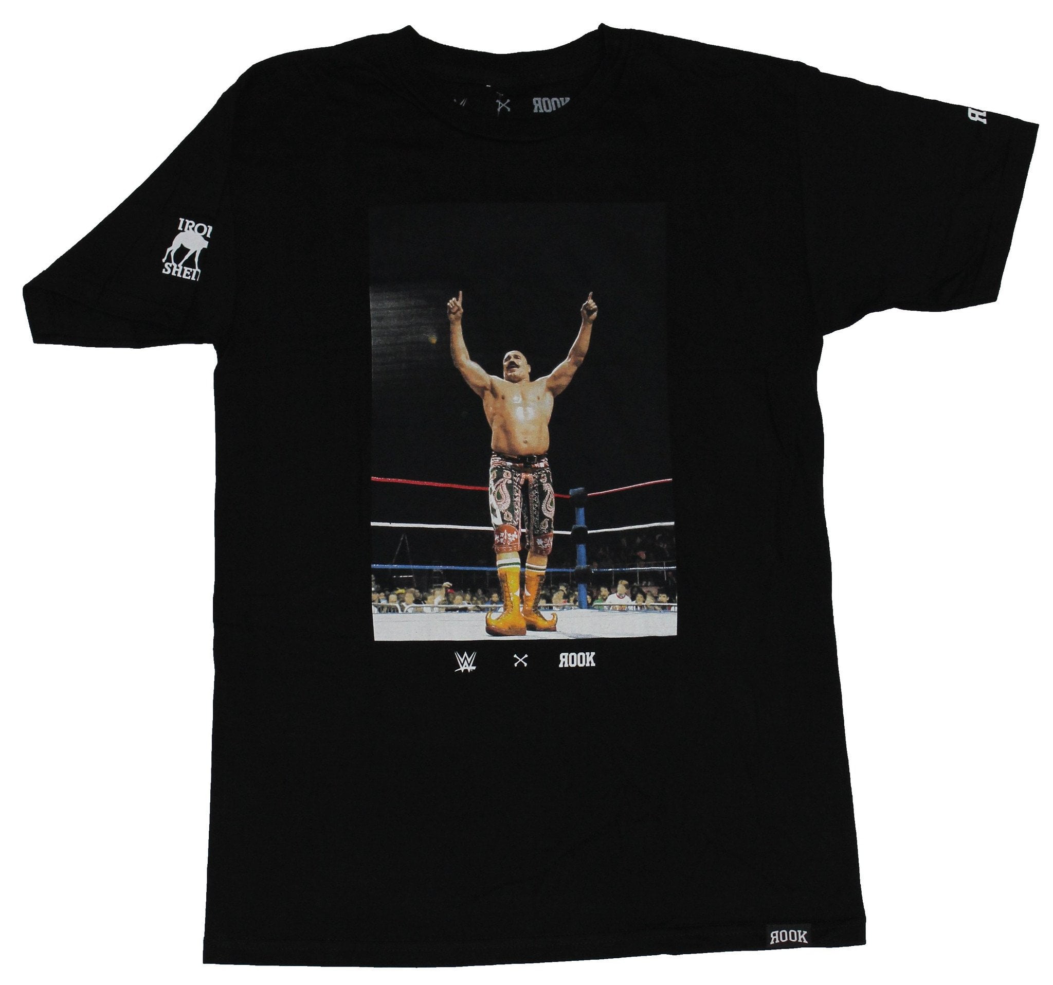 Iron Sheik Mens TShirt Iron Sheik Posing in Victory in thing Photo
