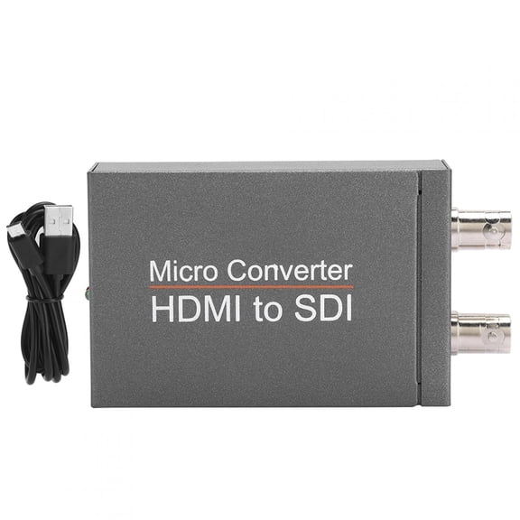 Iron Shell Min HD to 2 Way SDI Converter HD to 3G-SDi HD-SDI Broadcast Level High Definition