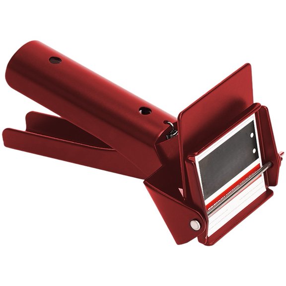Iron Silicone Extrusion Tool for RTV and Sealant Dispensing, Spring-Loaded Applicator for Flexible Tubes, Efficient Material Distribution for Home and Workshop Projects(Red)