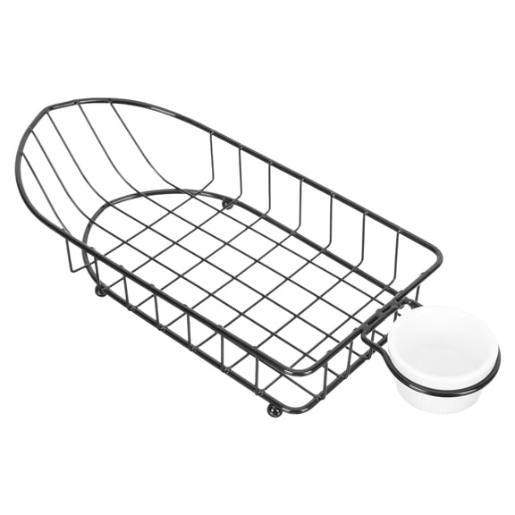 Iron Snack Basket Flatware Iron Food Stand Bar Supply Restaurant Tableware Fry Chips Serving Net Iron Tableware