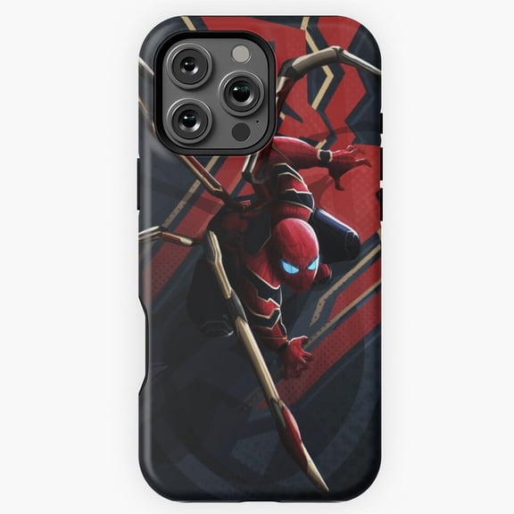 Iron Spider H1586 Premium Durable Case for iPhone 17 16 15 14 13 12 11 Pro Max – Unisex Style