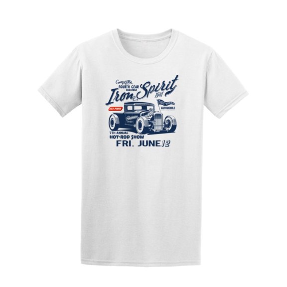 Iron Spirit Hot Rod Show T-Shirt Men -Image by Shutterstock, Male Small