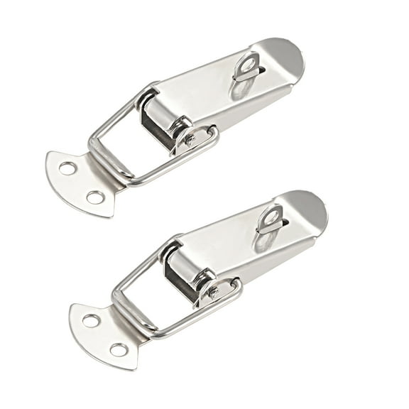 Iron Spring Loaded Toggle Latch Catch Clamp 2 pcs, 90mm Overall Length