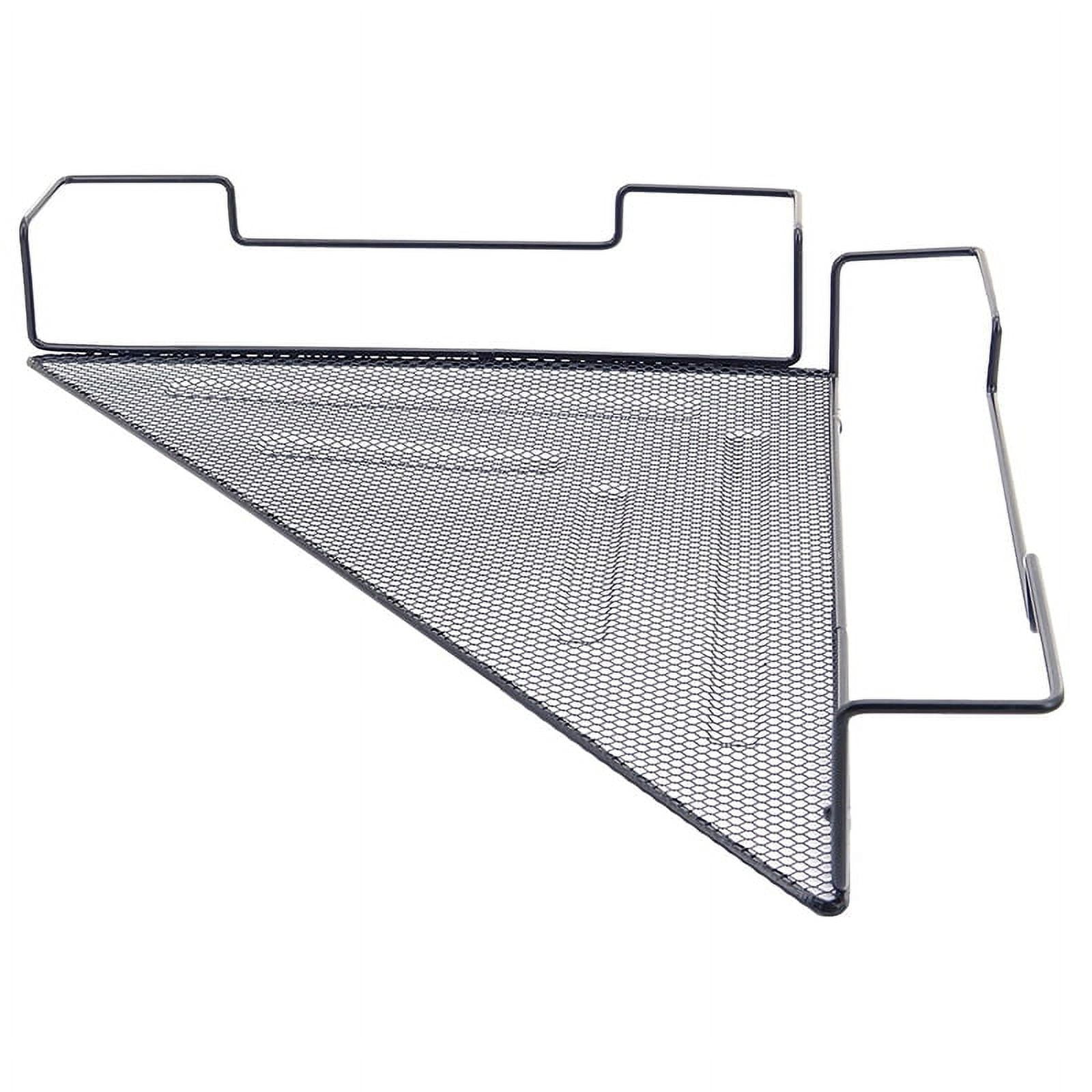 Iron Square Triangle Office Cubicle Corner Shelf Storage Rack Sundries