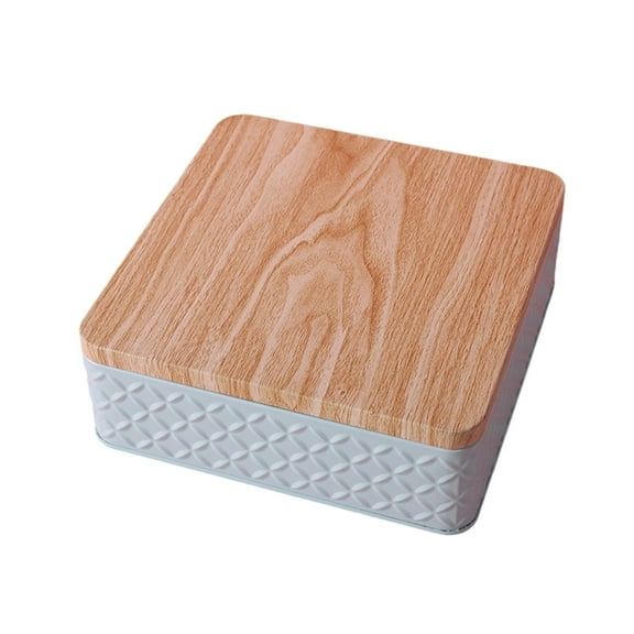 Iron Storage Box - Wrought Iron Airtight Cake & Snack Box, Multi-Functional Gift Box and Kitchen Organizer