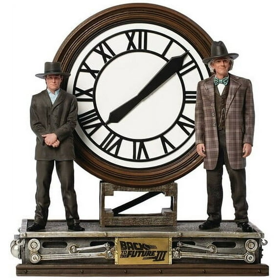 Iron Studios - Back To The Future - Marty And Doc At The Clock - Art Scale 1/10, Iron Studios, Gifts