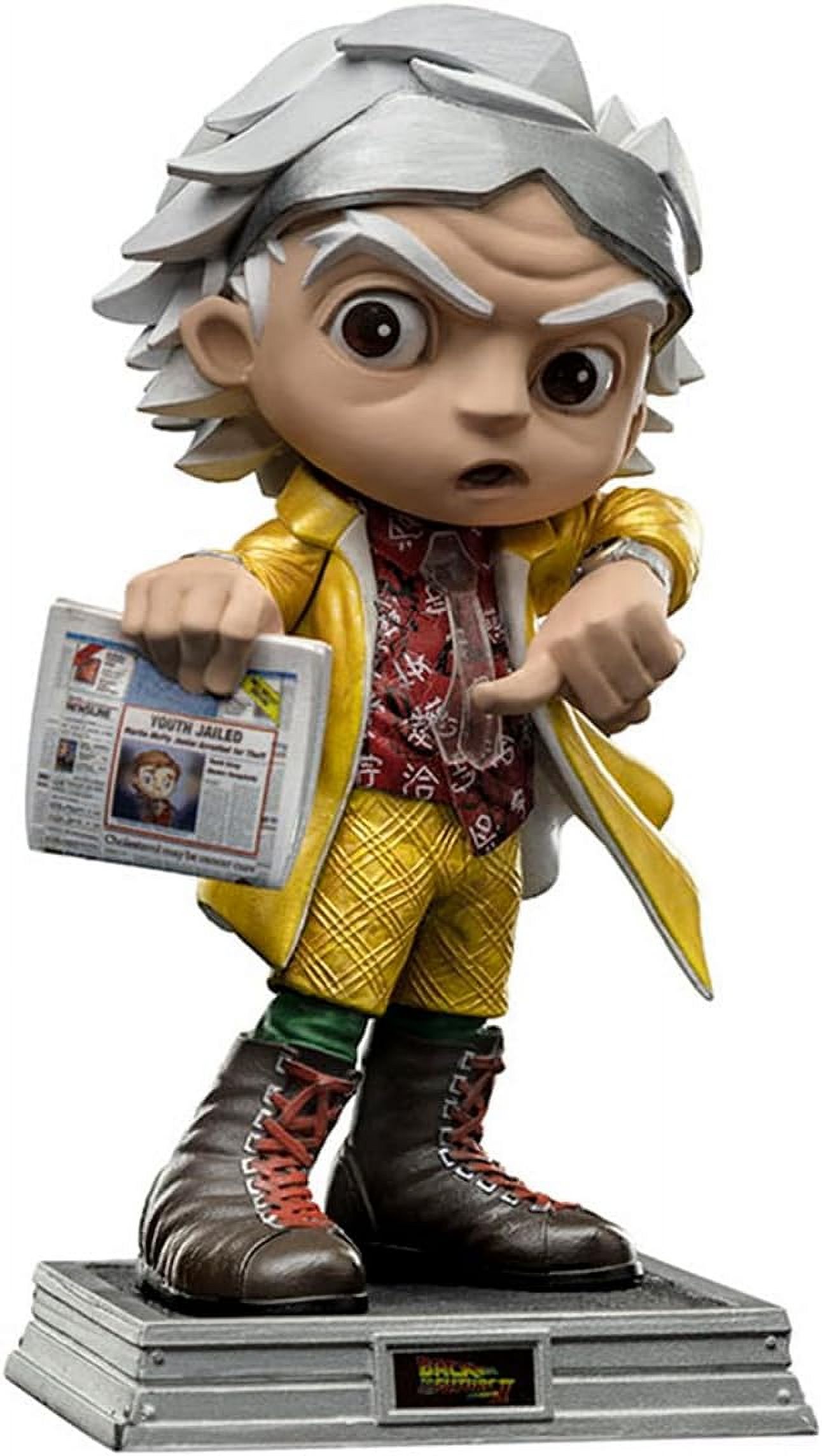 Iron Studios Back to The Future II Mini Co. PVC Doc Brown Figure 15cm