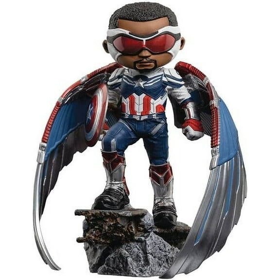 Iron Studios - Minico Falcon & Winter Soldier Captain America Sam W PVC Statue, Iron Studios, Gifts