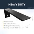 Iron Supports Hidden Countertop L Bracket Heavy Duty Steel Granite