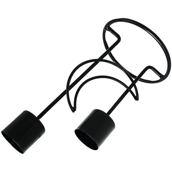 Iron Taper Candlestick Holders, Decorative Stands for Wedding, Dining, Party Decorations