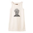 thumbnail image 1 of Iron Throne Of Westeros Printed Vintage Cotton Linen Mini Shift Dress WDS_01 6, 1 of 1