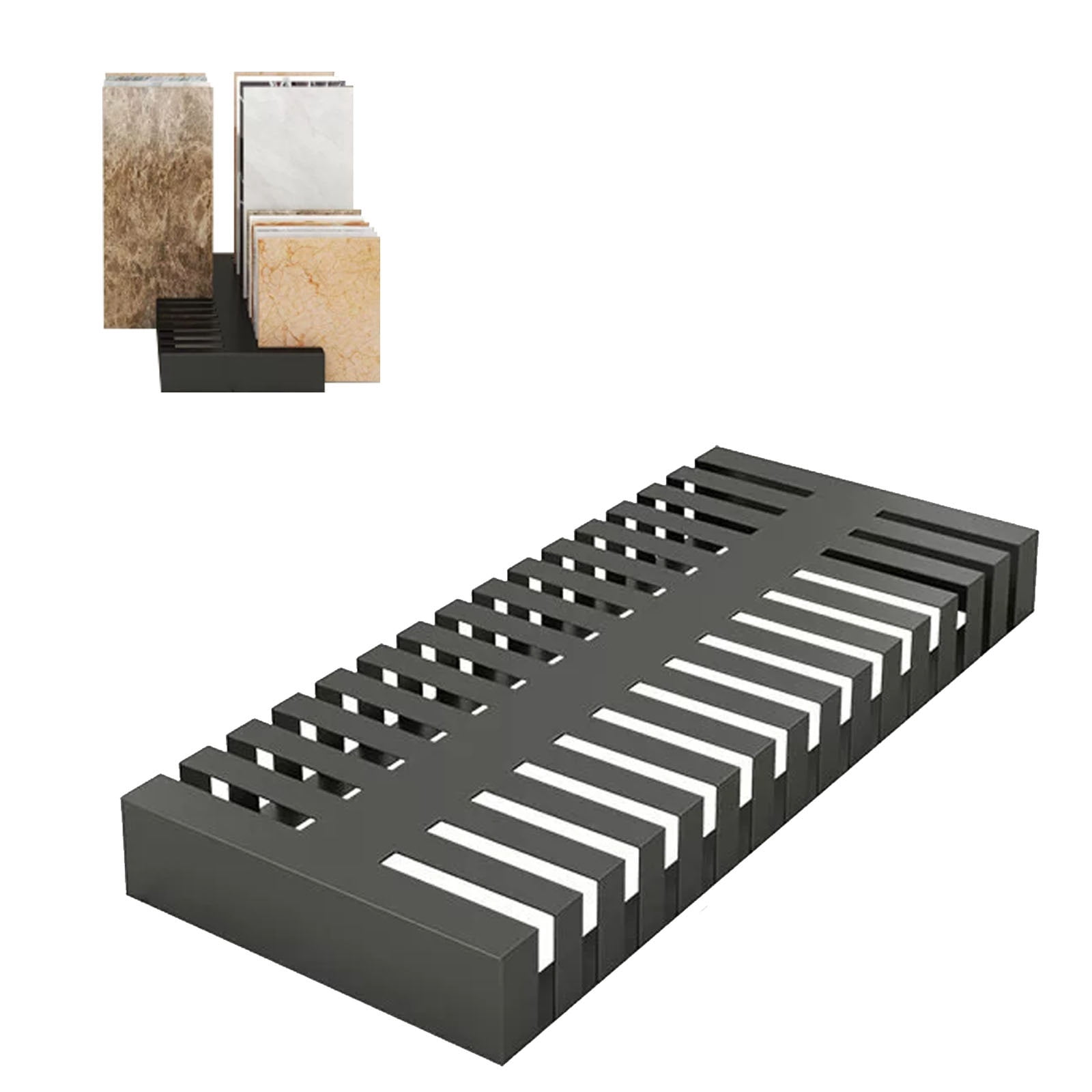 Iron Tile Retail Display Rack, Trade Show Floor Tile Organizer Shelf ...