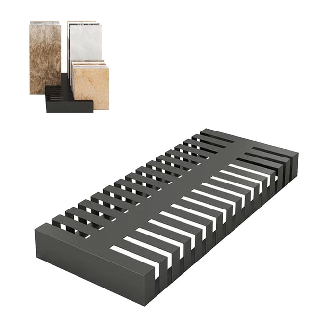 Walmart Sign Sample Sticker Iron Tile Retail Display Rack, Trade Show Floor Tile Organizer Shelf ...