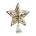 thumbnail image 1 of Iron Tree Top Star Christmas Tree Golden Five Pointed Star Decoration Christmas Decoration Ornaments for Tree Topper Large Size, 1 of 5