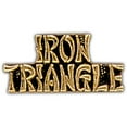 thumbnail image 1 of Eagle Emblems P15226 Pin - Vietnam, Script Iron Triangle - 1 in., 1 of 1