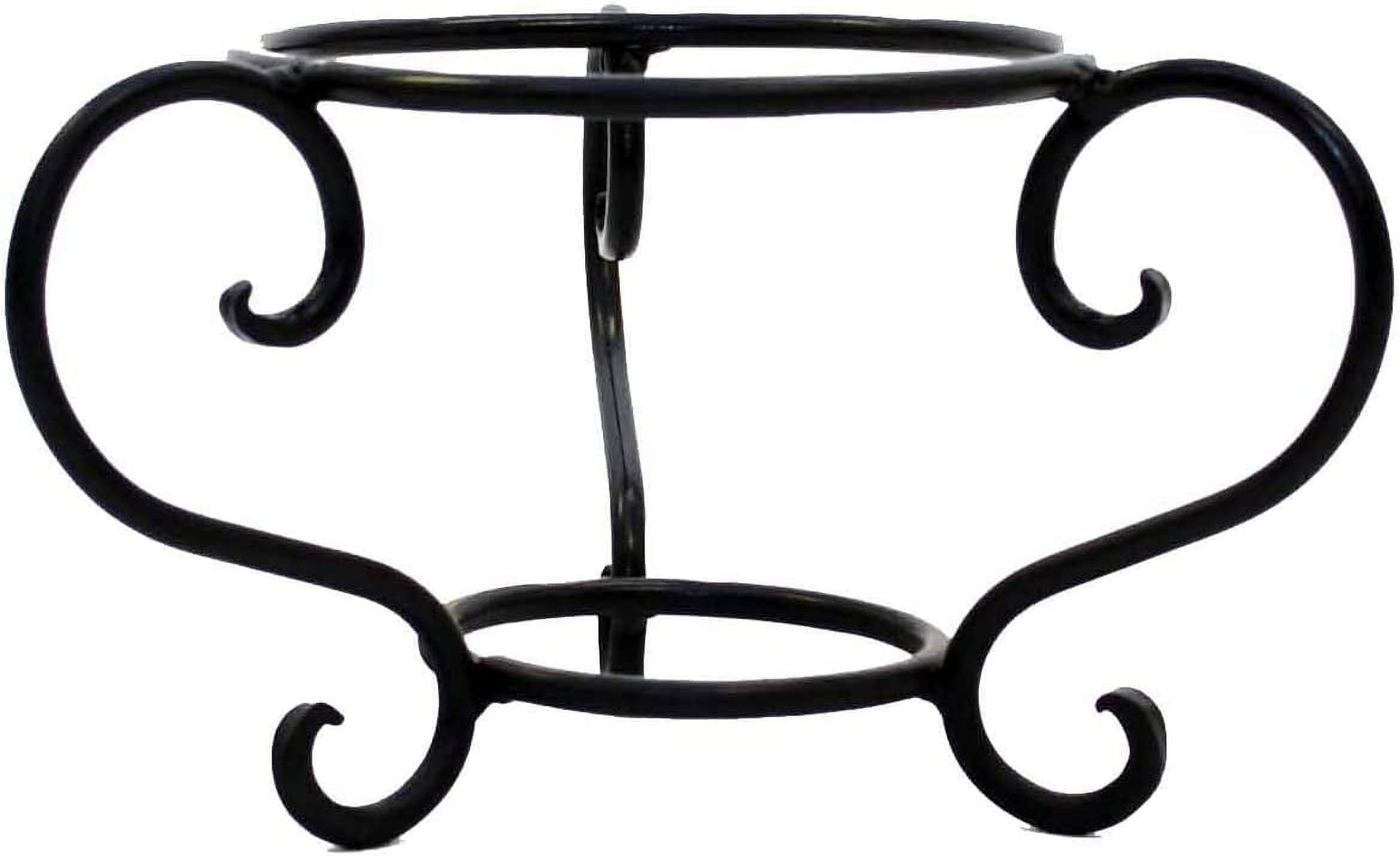 Iron Triple S Stand Base 4 75 Inches High X 8 Inches Wide Ring Is 5 iron-triple-s-stand-base-4-75-inches-high-x-8-inches-wide-ring-is-5