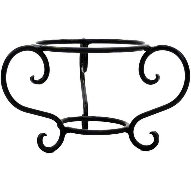 Iron Triple S Stand Base, 4.75 Inches High x 8 Inches Wide. Ring is 5