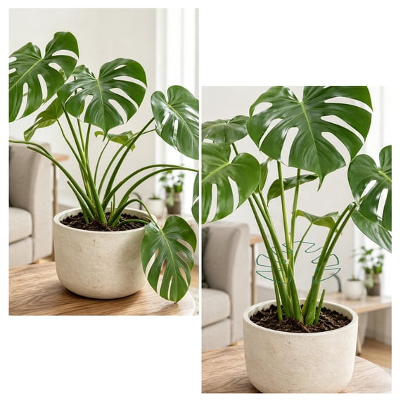 Iron Turtle Shell Plant Support Stakes 6 in, Heavy Duty Monstera Trellis Climbing Holder Supply Feature Element Item for Indoor Pothos, Philodendron, Plants.