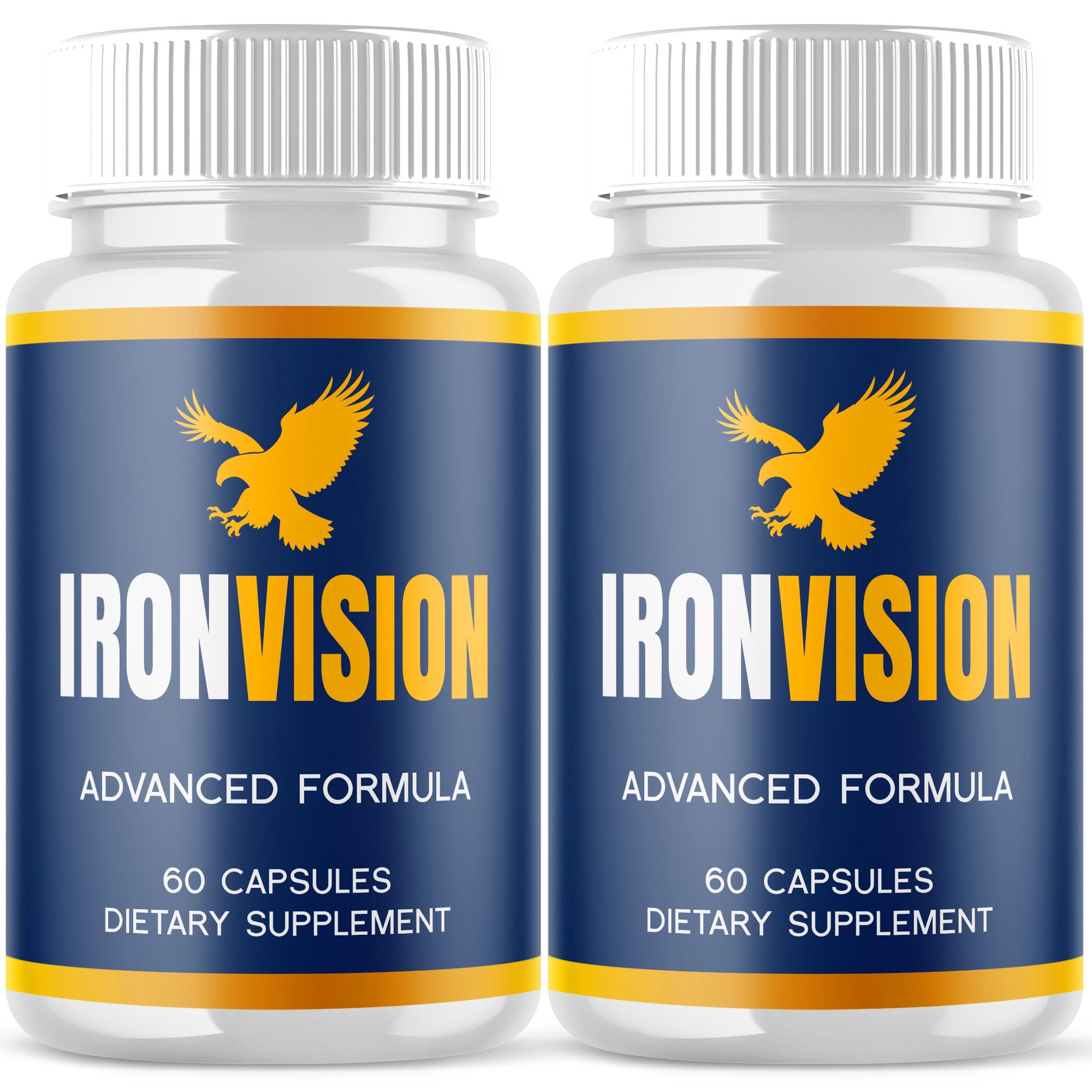 Iron Vision Care Pills Advanced Formula Eye Health Supplement IronVision 120 Capsules
