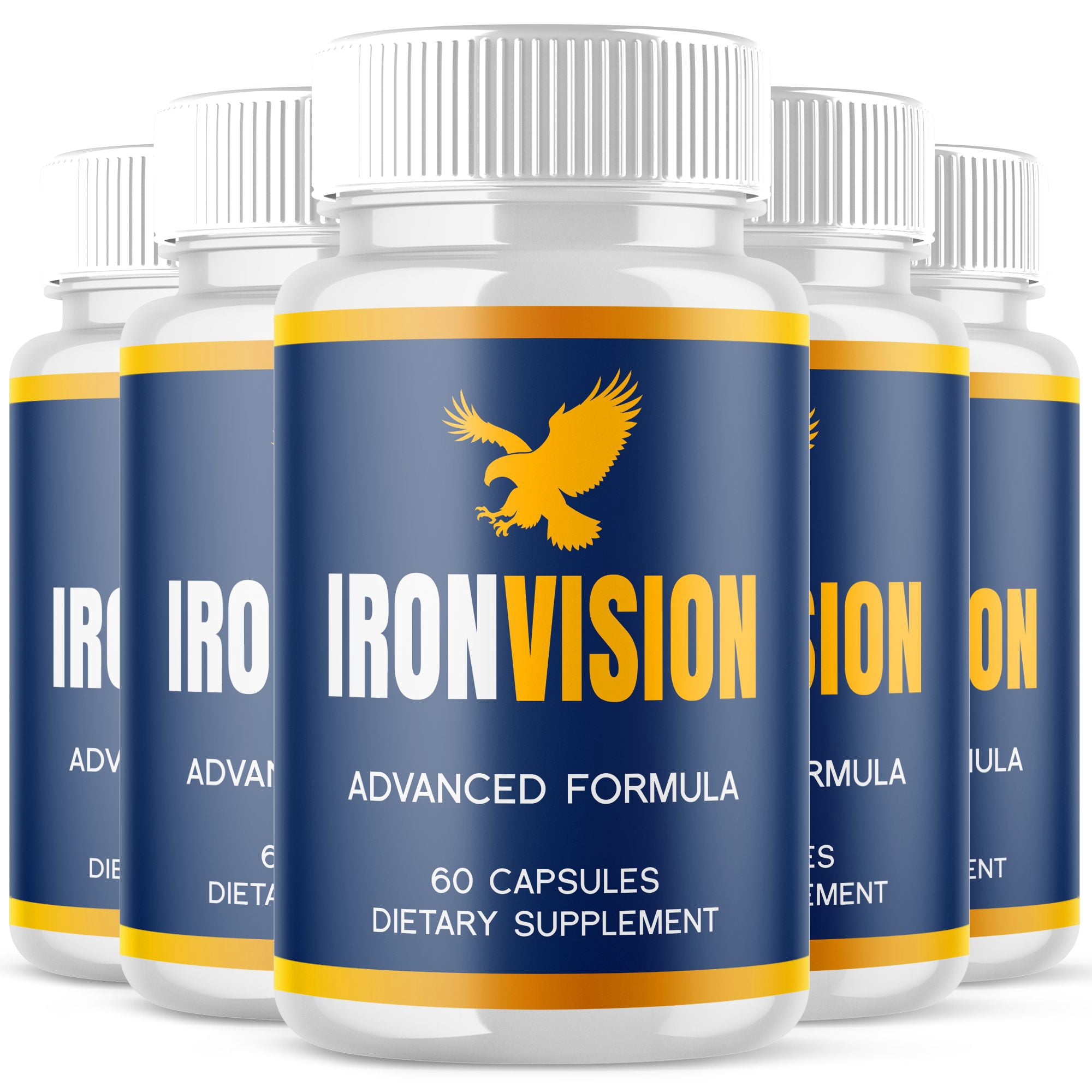 Iron Vision Care Pills Advanced Formula Eye Health Supplement IronVision 300 Capsules