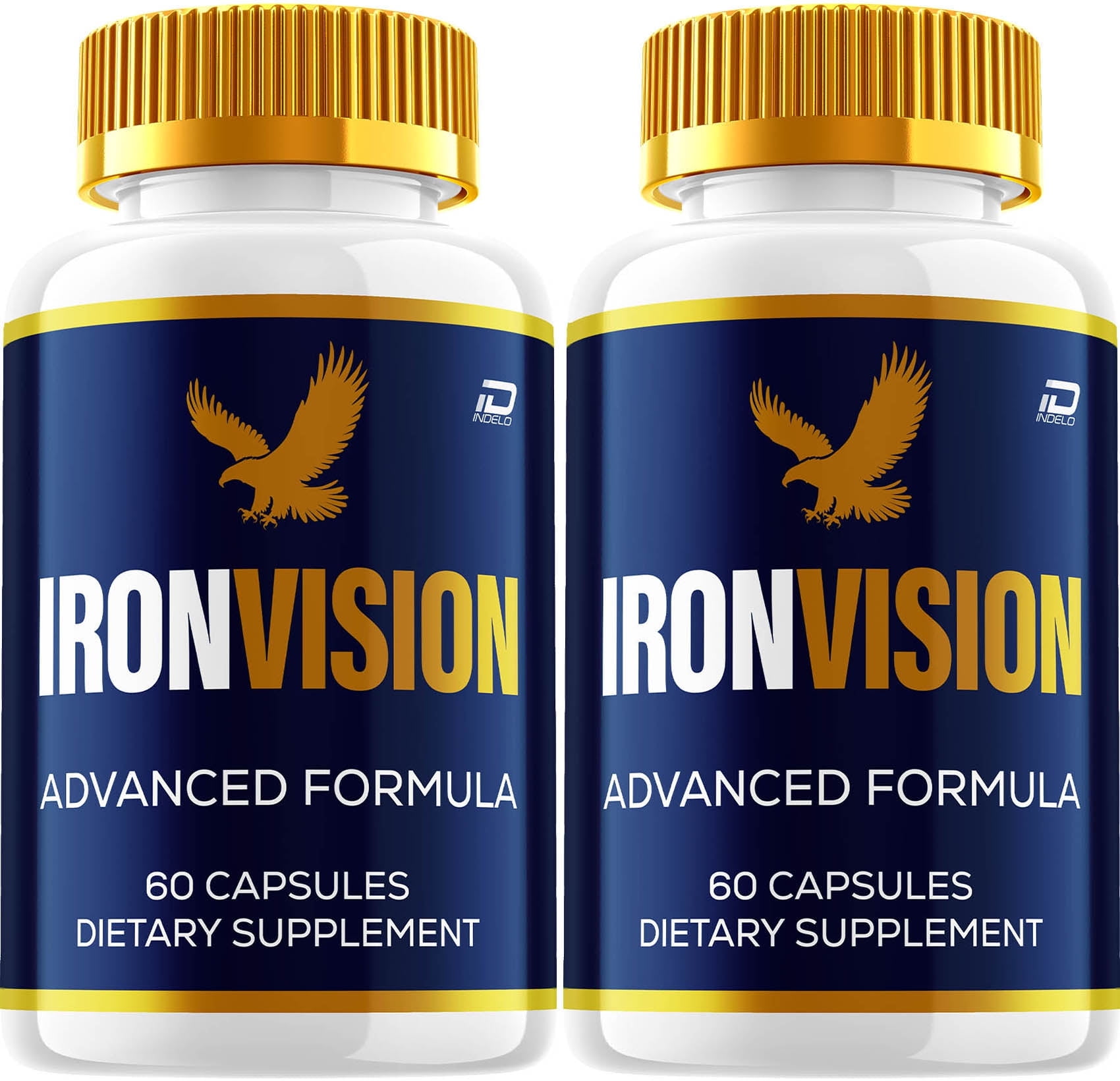 Iron Vision Eye Support Supplement – IronVision Capsules Eye Vitamins Healthy Vision, 2 Pack, 120 Capsules