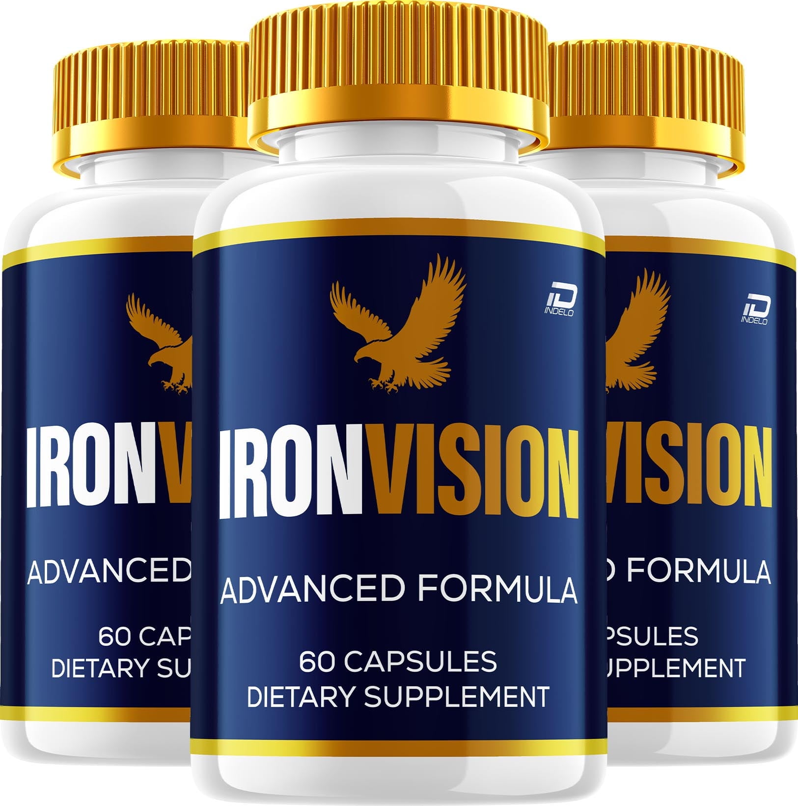 Iron Vision Eye Support Supplement – IronVision Capsules Eye Vitamins Healthy Vision, 3 Pack, 180 Capsules