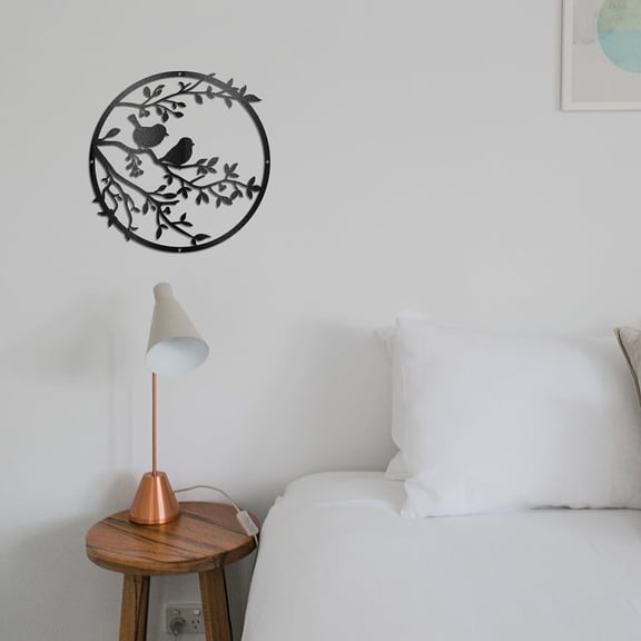 Iron Wall Art Decorations for Front Porch Living Room Kitchen Matte Style Bird 300x1mm DIY