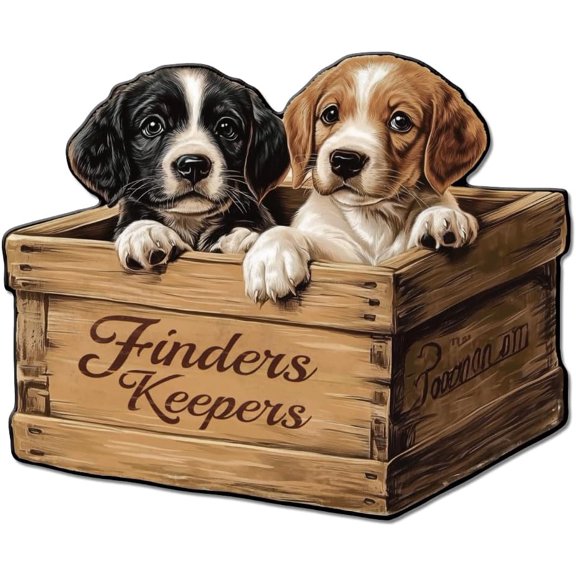 Iron Wall Decorations for Bars Restaurants Cafe Pubs Dog 219x267mm