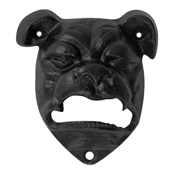 Iron Wall Mount Open Beer Cap Bottle Opener Rustic Bar Pub Decor