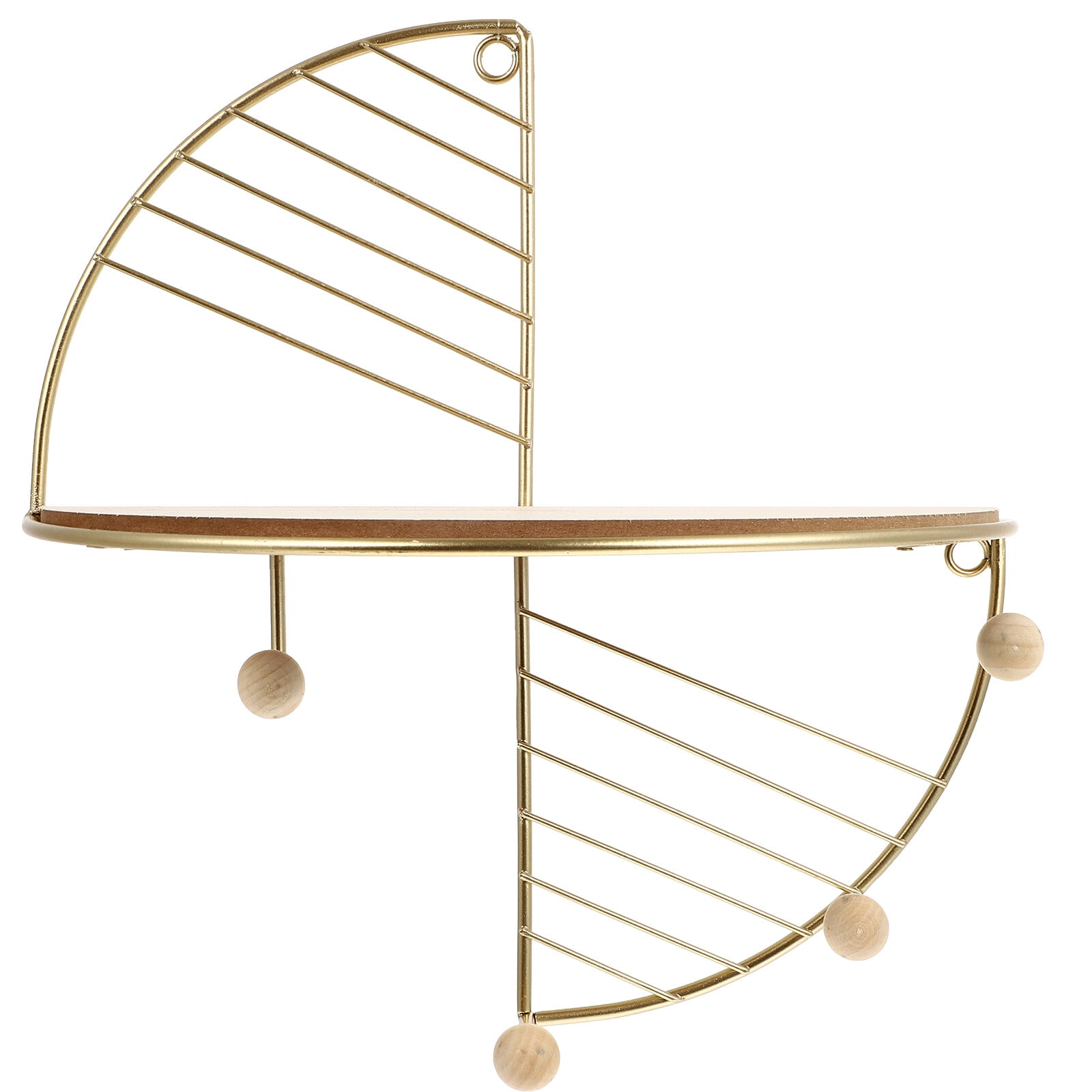 Iron Wall Shelf Hanging Hook Wall Rack Storage Holder Living Room Wall