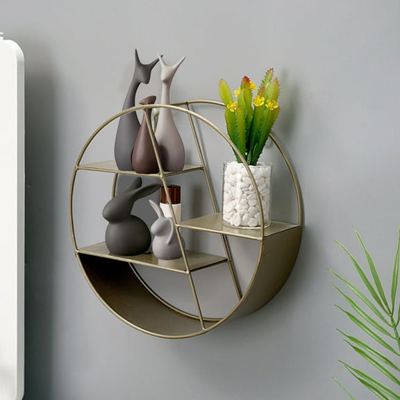 Iron Wall Storage and Decoration Rack, Creative Wall Hanging for Home or Living Room, Practical and Stylish Wall-Mounted Organizer for Added Storage Hot Savings & Everyday Bargains