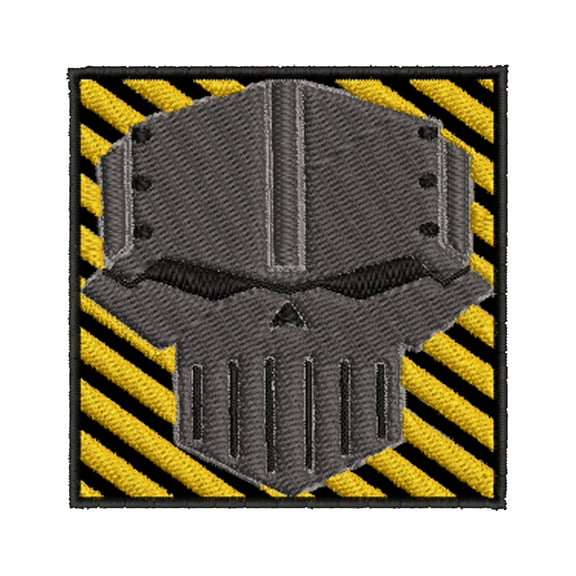 Iron Warriors Warhammer 40k Embroidered Patch Iron-On Applique, Cosplay Vest Clothing Badge Back Packs Uniform DIY Geeks and Gamers Table Top
