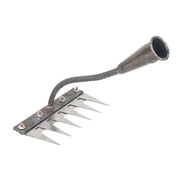 Iron Weeding Rake - 5/6/7/8 Multi-Tine Carbon Steel Garden Cultivator Rake with Ergonomic Handle Design for Lawn Yard and Garden Soil Loosening, Gardening Enthusiasts Gifts