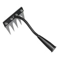 thumbnail image 1 of Iron Weeding Rake, 5 Teeth Carbon Steel Garden Weeder Rakes, Iron Rake for Yard Lawn and Garden, Heavy-Duty Gardens Hand Weeder Puller Tool for Gardening and Weedings (5 Teeth,9.5*16cm), 1 of 8