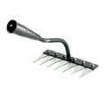 thumbnail image 1 of Iron Weeding Rake, Iron Rake for Gardening and Weedings, Heavy Duty Gardening Hand Weed Puller Tools, 7 Teeth Carbon Steel Garden Weedings Rakes for Lawn Care, 1 of 4
