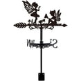 thumbnail image 1 of Iron Wind Direction Indicator Weathervane for Outdoor Garden Wind Measuring Tool Angel 265x358mm, 1 of 7