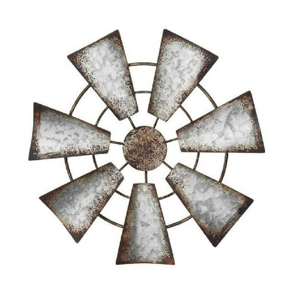 Iron Windmill Wall Decor for Farmhouse Style Home Metal Wall Art Ornaments Iron Hangings Decoration Unique Design