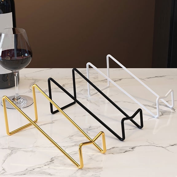 Iron Wine Rack Wall Mounted | European Style Metal Wine Display Cabinet | Restaurant Home Bar Storage | Black White Gold Durable Iron | Space Saving Kitchen Organizer 18.7x7.1x2.95in