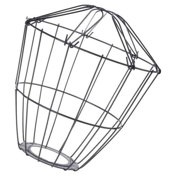 Iron Wire Bulb Guard Cage For Pendant Lighting - Industrial Retro Design Protective Shade Safe Indoor/Commercial Use