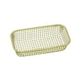 thumbnail image 1 of Iron Wire Desktop Storage Basket, 6.50-Inch Metal Organizer Bin for Office Supplies, Stationery, Cosmetics and Small Items, Yellow, 1 of 6