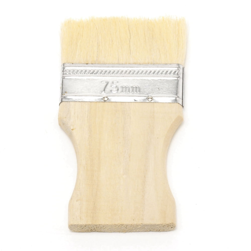 Iron & Wool Paint Brush with Pine Wood Handle BurlyWood 133x71x10.5mm