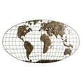 thumbnail image 1 of Iron World Map Wall Art, 1 of 4