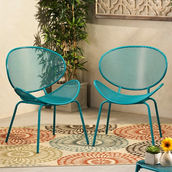 Iron frame - Durable for heavy use - Outdoor living area / Long - lasting seating solution