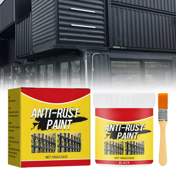 Iron gate railing metal anti-rust anti-corrosion transformation renovation anti-rust coating primer black: Converter Paint for Metal Converter Paint Converter for Removal Converter Metallic Paint